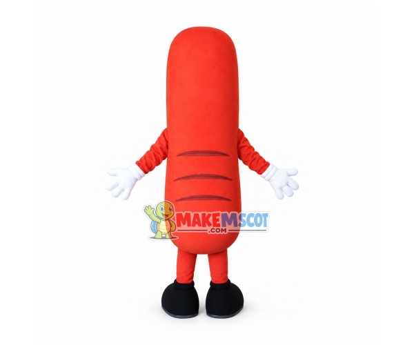 Happy Hot Dog Mascot Costume Happy Hot Dog Mascot Costume