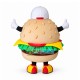Happy Burger Mascot Costume Happy Burger Mascot Costume