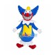 Happy Blue Clown Mascot Costume Happy Blue Clown Mascot Costume