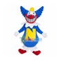 Happy Blue Clown Mascot Costume
