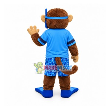 Diving Man Mascot Costume Diving Man Mascot Costume
