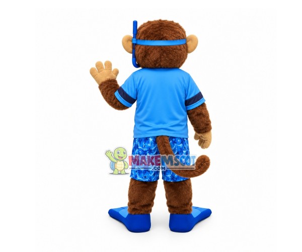 Diving Man Mascot Costume Diving Man Mascot Costume