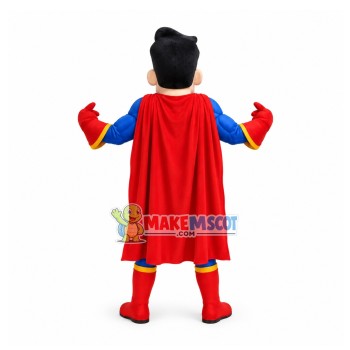 Blue & Red Superhero Mascot Costume Blue & Red Superhero Mascot Costume