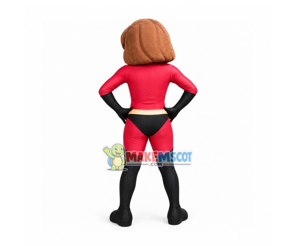 Elastigirl Incredibles Mascot Costume Elastigirl Incredibles Mascot Costume