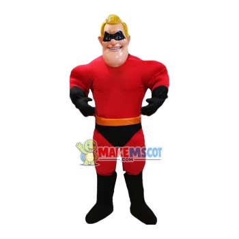 Mr Incredible Mascot Costume Mr Incredible Mascot Costume