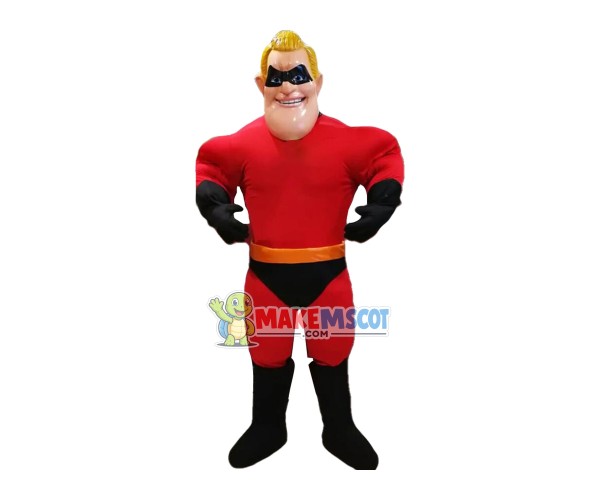 Mr Incredible Mascot Costume Mr Incredible Mascot Costume