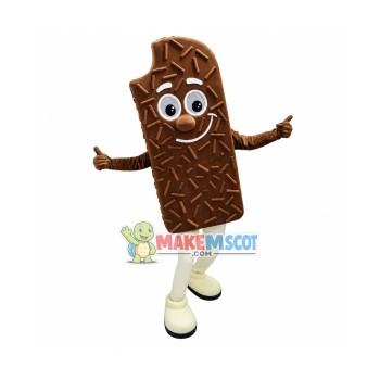 Giant Chocolate Ice Cream Mascot Costume Giant Chocolate Ice Cream Mascot Costume