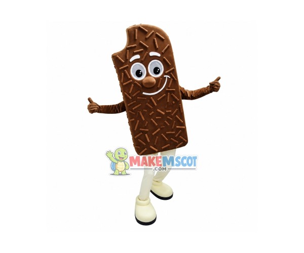 Giant Chocolate Ice Cream Mascot Costume Giant Chocolate Ice Cream Mascot Costume