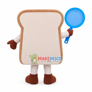 Happy Bread Mascot Costume Happy Bread Mascot Costume
