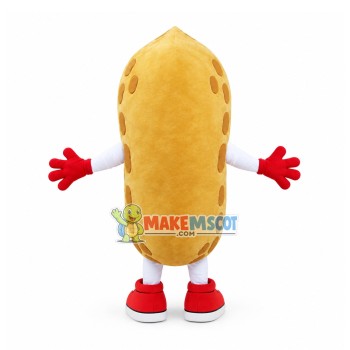 Happy Peanut Mascot Costume Happy Peanut Mascot Costume