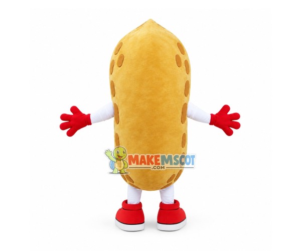 Happy Peanut Mascot Costume Happy Peanut Mascot Costume