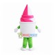 Vanilla Strawberry Ice Cream Mascot Costume Vanilla Strawberry Ice Cream Mascot Costume