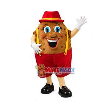 Happy Potato Mascot Costume Happy Potato Mascot Costume