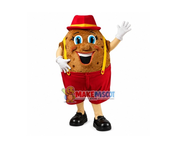 Happy Potato Mascot Costume Happy Potato Mascot Costume