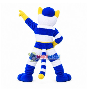 Cappie The Cat Mascot Costume Cappie The Cat Mascot Costume