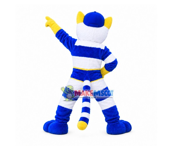 Cappie The Cat Mascot Costume Cappie The Cat Mascot Costume