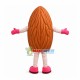 Happy Almond Mascot Costume Happy Almond Mascot Costume