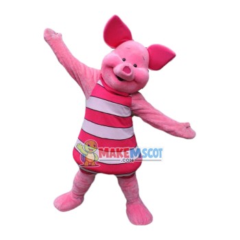 Happy Piglet Pig Mascot Costume