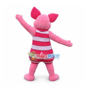 Happy Piglet Pig Mascot Costume Happy Piglet Pig Mascot Costume