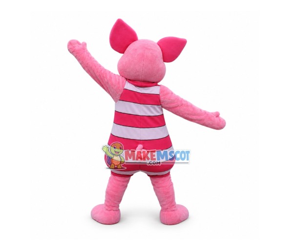 Happy Piglet Pig Mascot Costume Happy Piglet Pig Mascot Costume