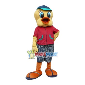 Tweety Mascot Costume Tweety Mascot Costume