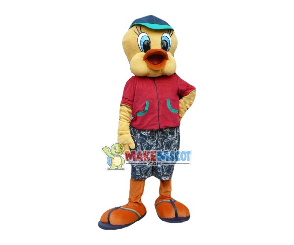 Tweety Mascot Costume Tweety Mascot Costume