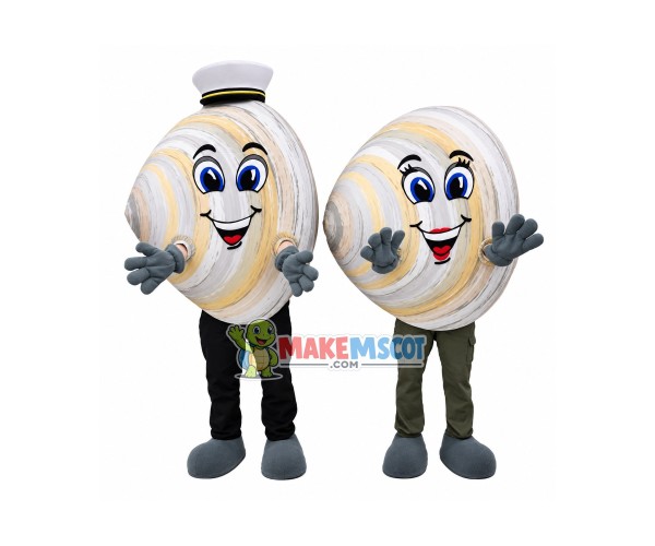 Mussel Mascot Costume Mussel Mascot Costume