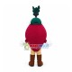 Happy Beet Mascot Costume Happy Beet Mascot Costume