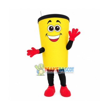 Happy Lightweight Cup Mascot Costume Happy Lightweight Cup Mascot Costume
