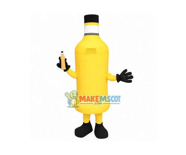 Orange Bottle Mascot Costume