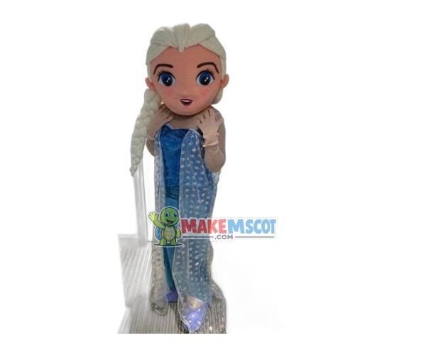 Lovely Princess Elsa Mascot Costume Lovely Princess Elsa Mascot Costume