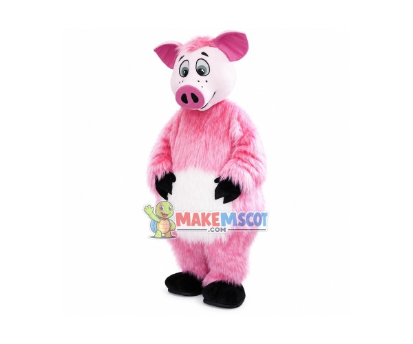 Lovely Pink Pig Mascot Costume Lovely Pink Pig Mascot Costume