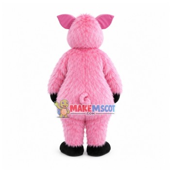 Lovely Pink Pig Mascot Costume