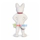 White German Shepherd Dog Bolt Mascot Costume White German Shepherd Dog Bolt Mascot Costume