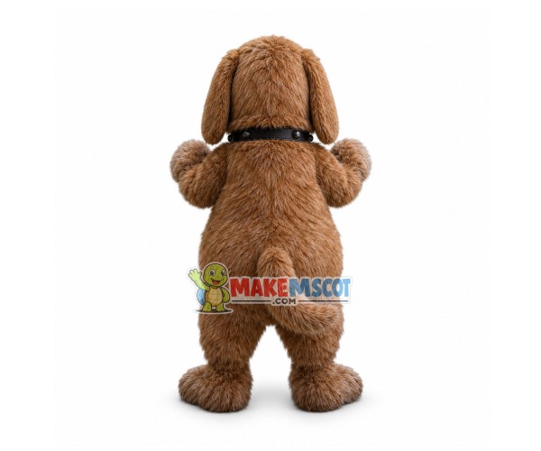 Super Cute Brown Dog Mascot Costume Super Cute Brown Dog Mascot Costume