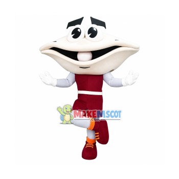 Happy Oyster Mascot Costume Happy Oyster Mascot Costume