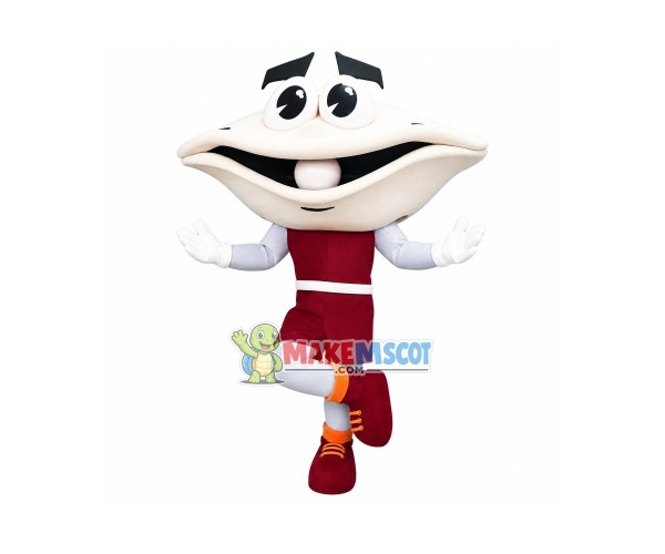 Happy Oyster Mascot Costume