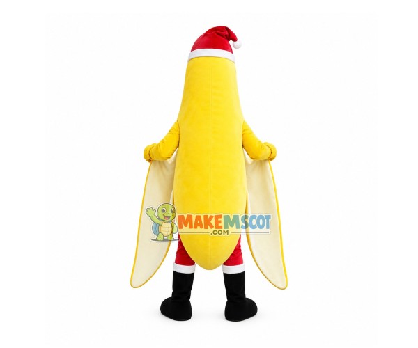 Christmas Banana Mascot Costume Christmas Banana Mascot Costume