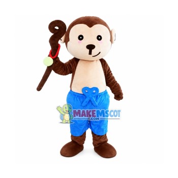 Cartoon Monkey Mascot Costume Cartoon Monkey Mascot Costume