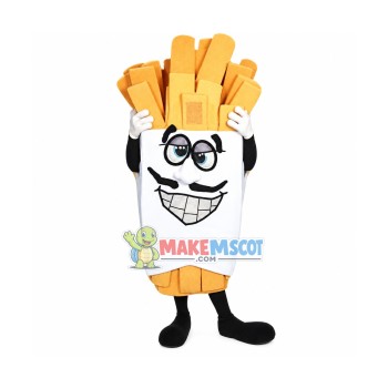 Superb French Fries Mascot Costume Superb French Fries Mascot Costume