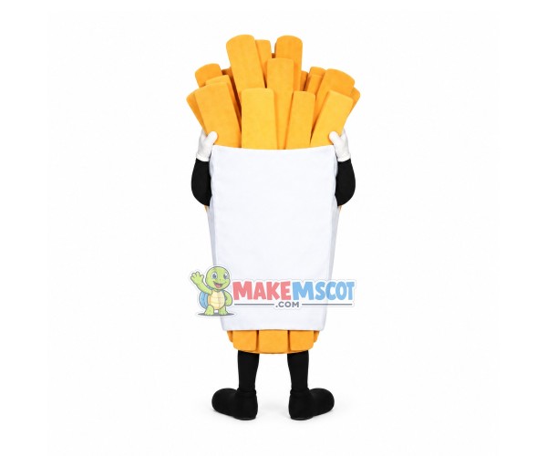 Superb French Fries Mascot Costume Superb French Fries Mascot Costume
