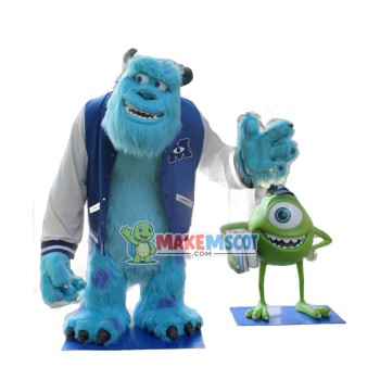 Mike Wazowski & Monster Sully James P Sullivan Mascot Costume