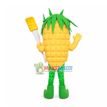 Happy Lightweight Corn Mascot Costume Happy Lightweight Corn Mascot Costume