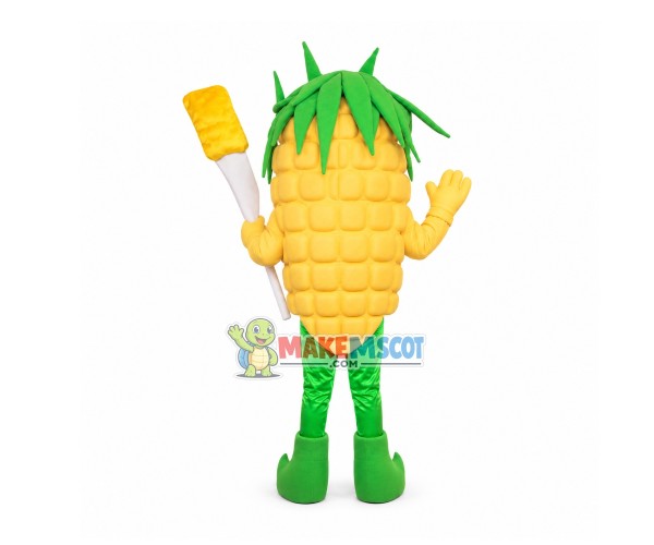 Happy Lightweight Corn Mascot Costume Happy Lightweight Corn Mascot Costume