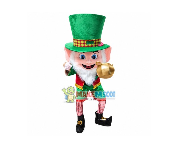 Leprechaun Irish Man Boy Mascot Costume Leprechaun Irish Man Boy Mascot Costume