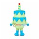 Superb Birthday Cake Mascot Costume Superb Birthday Cake Mascot Costume