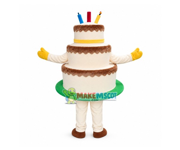 Professional Birthday Cake Mascot Costume