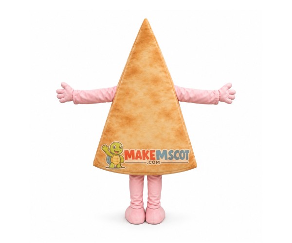 Pink Pizza Mascot Costume Pink Pizza Mascot Costume