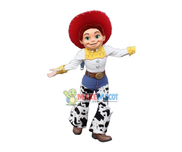 Superb Cowboy Jessie Mascot Costume Superb Cowboy Jessie Mascot Costume