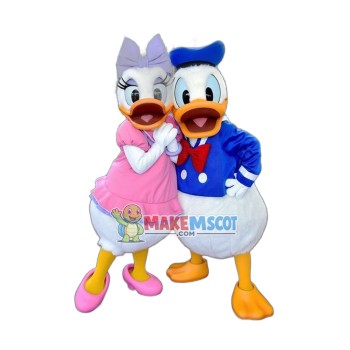 Donald and Daisy Duck Mascot Costume